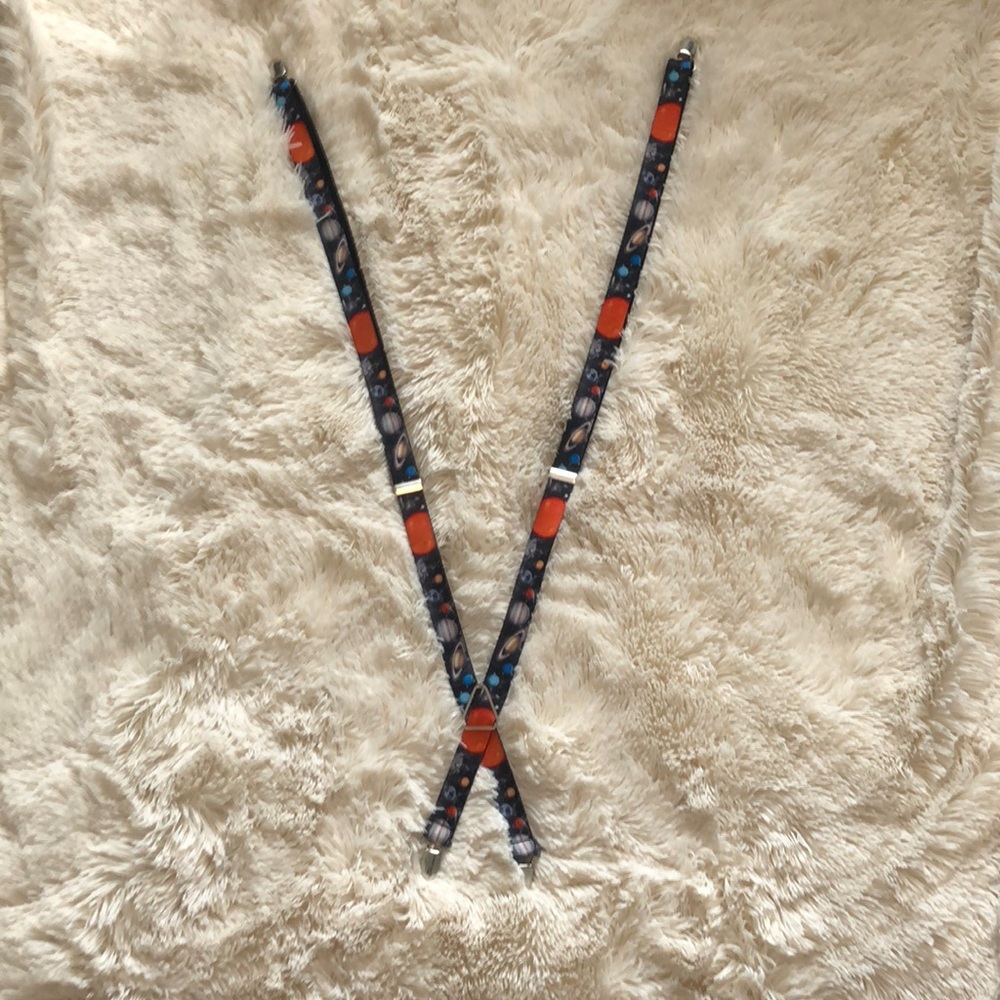 Men’s Solar System Suspenders [NWOT]